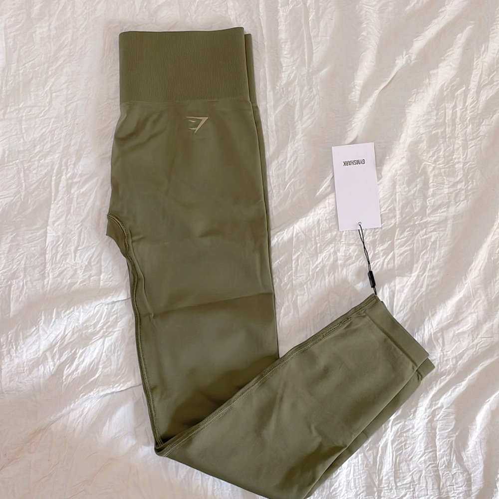 Green Gymshark Leggings. Size small. New with tags.